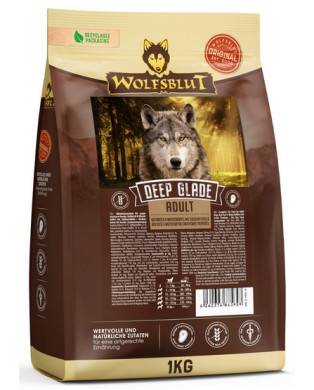 Wolfsblut Dog Deep Glade Adult - Jeleń I Bawół 1Kg