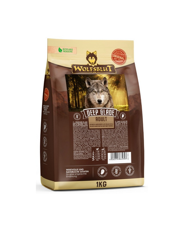 Wolfsblut Dog Deep Glade Adult - Jeleń I Bawół 1Kg