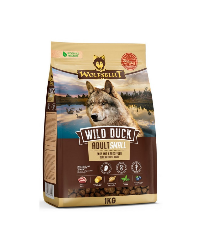 Wolfsblut Dog Wild Duck Adult Small - Kaczka I Bataty 1Kg