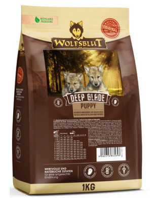 Wolfsblut Dog Deep Glade Puppy - Jeleń I Bawół 1Kg