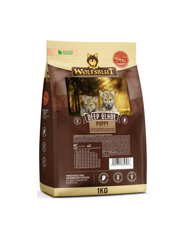 Wolfsblut Dog Deep Glade Puppy - Jeleń I Bawół 1Kg