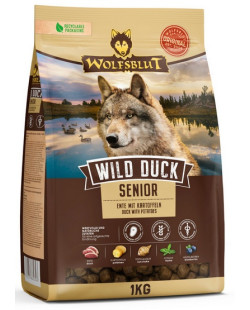 Wolfsblut Dog Wild Duck Senior - Kaczka I Ziemniaki 1Kg