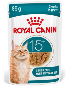 Royal Canin Ageing +15 Karma Mokra Dla Kotów Dojrzałych W Sosie Saszetka 85G
