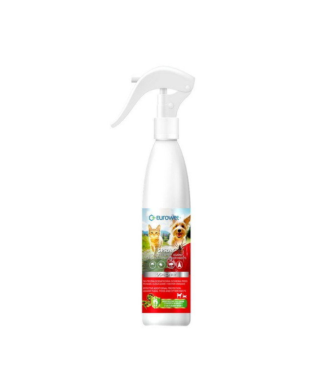 Eurowet Spray Ochronny Przeciwko Pchłom I Kleszczom Dla Psa I Kota 200Ml