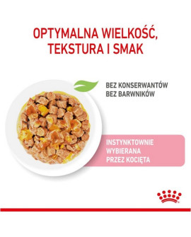 Royal Canin Kitten W Galaretce Karma Mokra Dla Kociąt Do 12 Miesiąca Życia Saszetka 85G