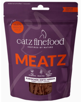Catz Finefood Meatz Wild Mix - Królik, Kaczka, Jeleń 45G