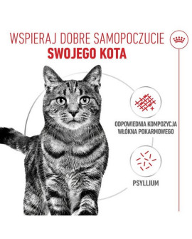 Royal Canin Hairball Care W Sosie Karma Mokra W Sosie Dla Kotów Dorosłych, Eliminacja Kul Włosowych Saszetka 85G