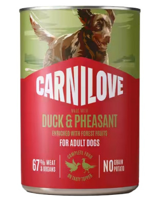 Carnilove Dog Duck & Pheasant Adult - Kaczka I Bażant Puszka 400G