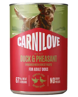 Carnilove Dog Duck & Pheasant Adult - Kaczka I Bażant Puszka 400G