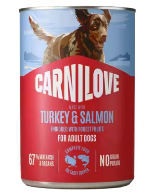 Carnilove Dog Salmon & Turkey Adult - Łosoś I Indyk Puszka 400G