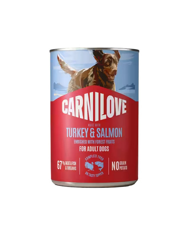 Carnilove Dog Salmon & Turkey Adult - Łosoś I Indyk Puszka 400G