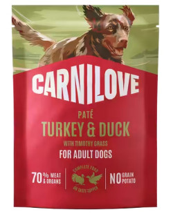 Carnilove Dog Turkey & Duck - Indyk I Kaczka Saszetka 300G
