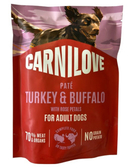 Carnilove Dog Turkey & Buffalo - Indyk I Bawół Saszetka 300G