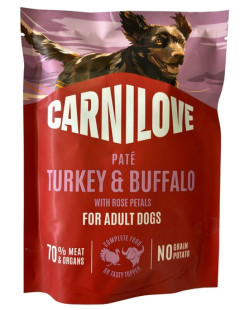 Carnilove Dog Turkey & Buffalo - Indyk I Bawół Saszetka 300G