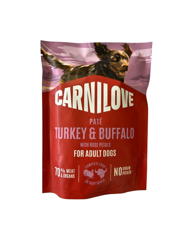 Carnilove Dog Turkey & Buffalo - Indyk I Bawół Saszetka 300G