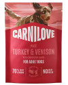 Carnilove Dog Turkey & Venison - Indyk I Dziczyzna Saszetka 300G