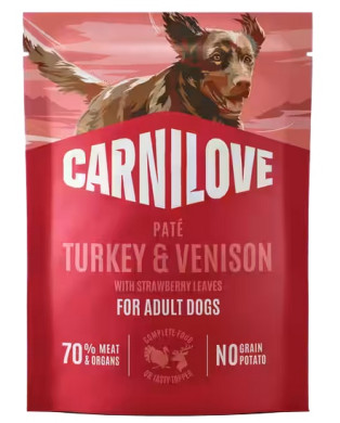 Carnilove Dog Turkey & Venison - Indyk I Dziczyzna Saszetka 300G