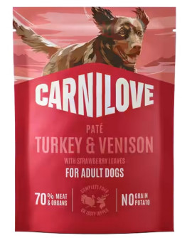 Carnilove Dog Turkey & Venison - Indyk I Dziczyzna Saszetka 300G