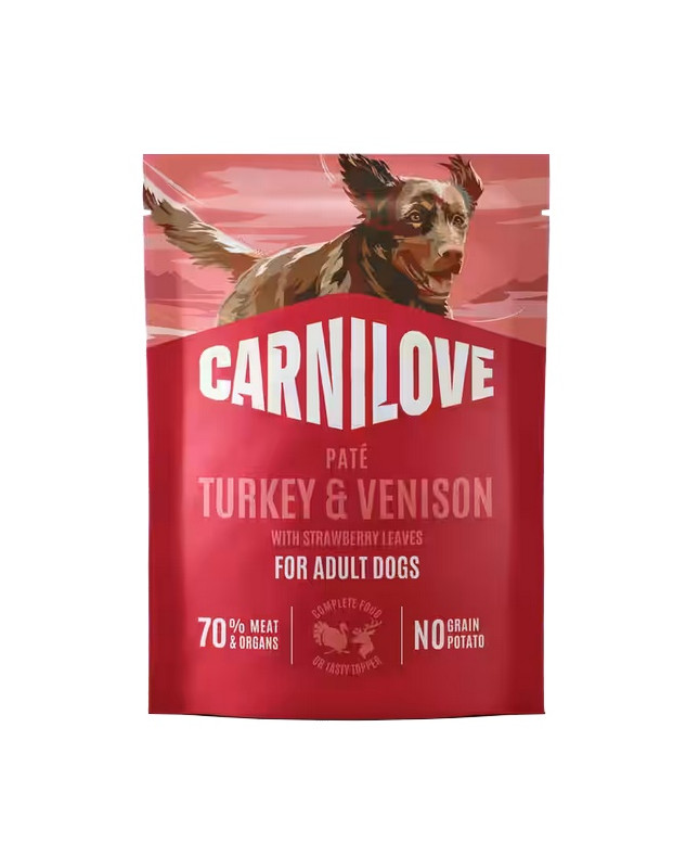 Carnilove Dog Turkey & Venison - Indyk I Dziczyzna Saszetka 300G