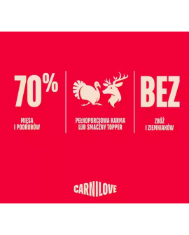 Carnilove Dog Turkey & Venison - Indyk I Dziczyzna Saszetka 300G