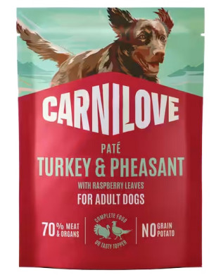 Carnilove Dog Turkey & Pheasant - Indyk I Bażant Saszetka 300G