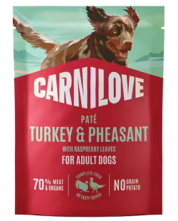 Carnilove Dog Turkey & Pheasant - Indyk I Bażant Saszetka 300G