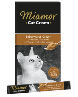 Miamor Cat Confect Leberwurst Cream 6x15g