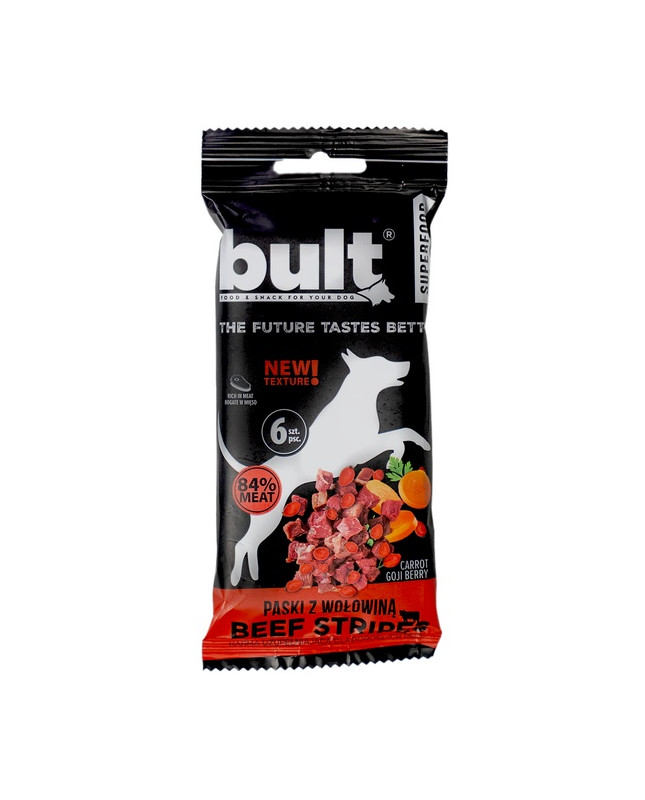 Bult Superfood Tasty Stripes Paski Z Wołowiną 60G