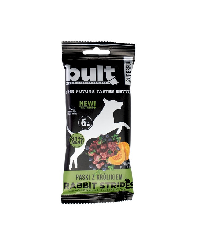 Bult Superfood Tasty Stripes Paski Z Królikiem 60G