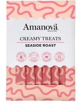 Amanova Cat Creamy Treats Seaside Roast Tuna & Chicken Liver - Tuńczyk I Wątróbka 6X15G