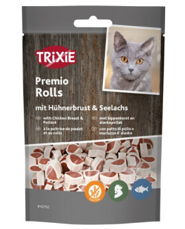 Trixie Premio Fish Chicken Rolls - Krążki Z Kurczakiem I Łososiem [42702]