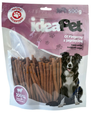 Ideapet O! Fingersy Z Jagnięciną 500G
