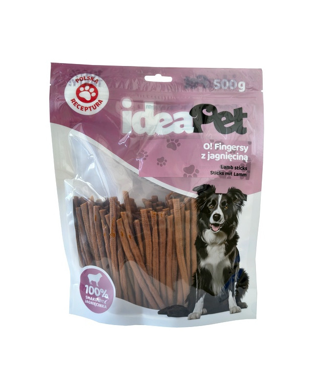 Ideapet O! Fingersy Z Jagnięciną 500G