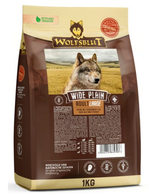 Wolfsblut Dog Wide Plain Adult Large - Konina I Bataty 1Kg