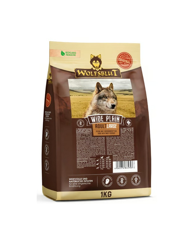 Wolfsblut Dog Wide Plain Adult Large - Konina I Bataty 1Kg