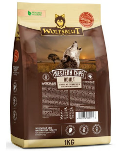 Wolfsblut Dog Western Cape Adult - Struś I Bataty 1Kg