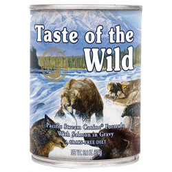 Taste of the Wild Pacific Stream Canine z mięsem z łososia puszka 390g