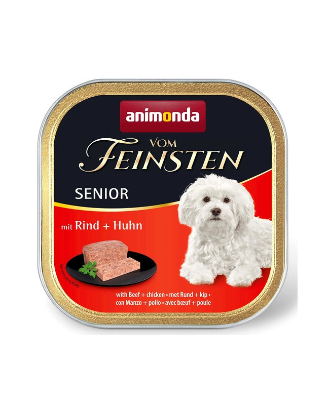 Animonda Vom Feinsten Dog Senior Wołowina I Kurczak 150G