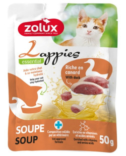 Zolux Lappies Przysmak Dla Kota - Zupa Z Kaczką 50G