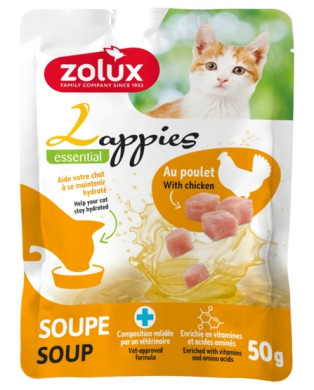 Zolux Lappies Przysmak Dla Kota - Zupa Z Kurczakiem 50G