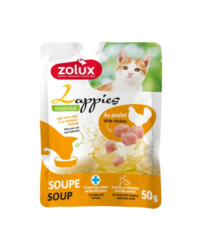 Zolux Lappies Przysmak Dla Kota - Zupa Z Kurczakiem 50G