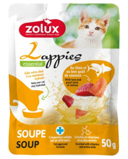 Zolux Lappies Przysmak Dla Kota - Zupa Z Tuńczykiem I Łososiem 50G