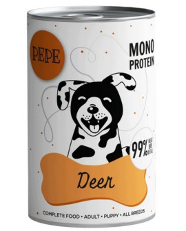 Paka Zwierzaka Pepe Deer (Jeleń) Puszka 400G
