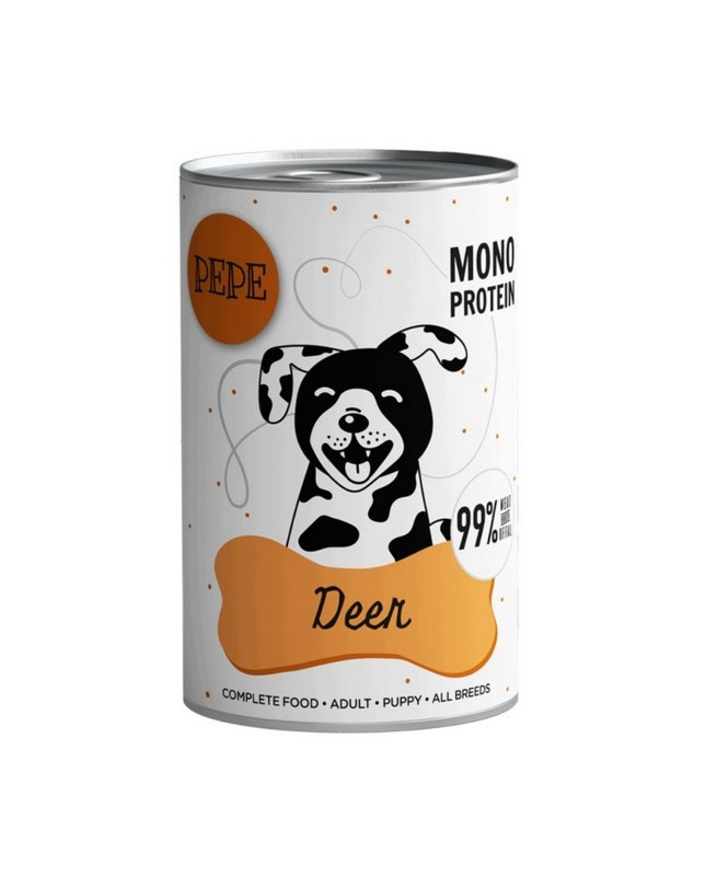 Paka Zwierzaka Pepe Deer (Jeleń) Puszka 400G