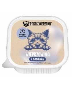 Paka Zwierzaka Wieprzowina Z Borówką Tacka 150G