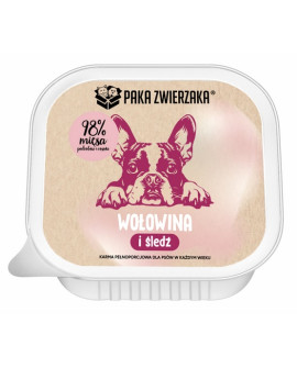 Paka Zwierzaka Wołowina I Śledź Tacka 150G