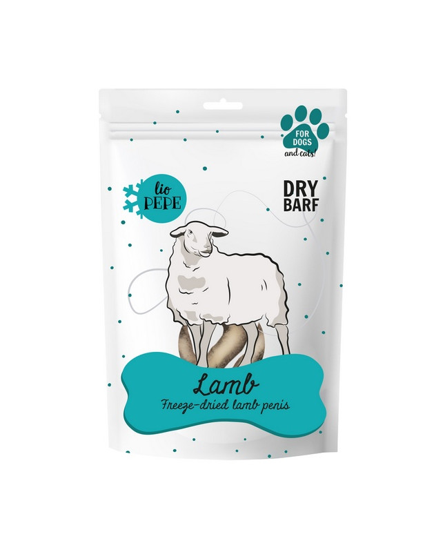 Paka Zwierzaka Lio Pepe Przysmak Liofilizowany Lamb (Penis Jagnięcy) 60G