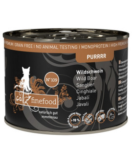 Catz Finefood Purrrr N.109 Dzik puszka 200g
