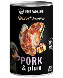 Paka Zwierzaka Seventh Heaven Pork & Plum puszka 400g