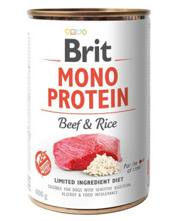 Brit Mono Protein Beef & Rice puszka 400g